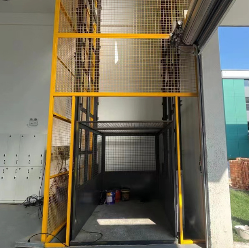 荆门导轨式升降机助力物流园破解运输难题